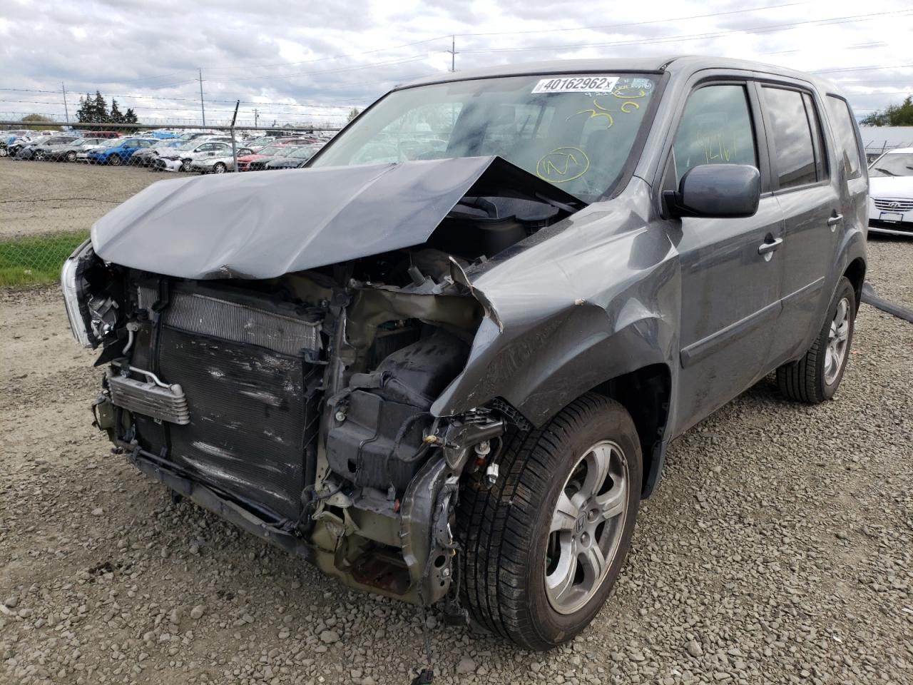 Photo 2 from auction – 2013 HONDA PILOT EXL with VIN 5FNYF4H51DB073362