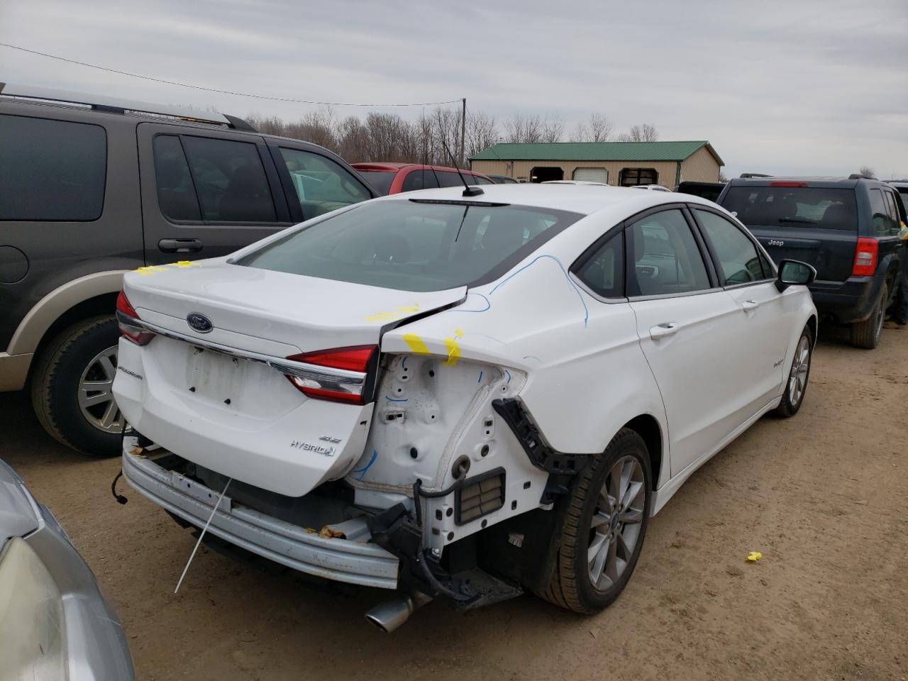 Photo 4 from auction – 2017 FORD FUSION SE with VIN 3FA6P0LU9HR385760