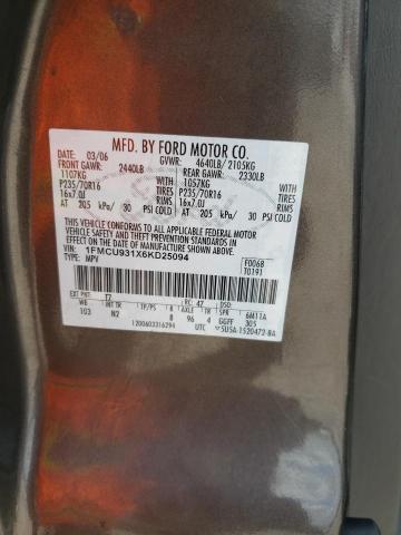 Photo 10 from auction – 2006 FORD ESCAPE XLT with VIN 1FMCU931X6KD25094
