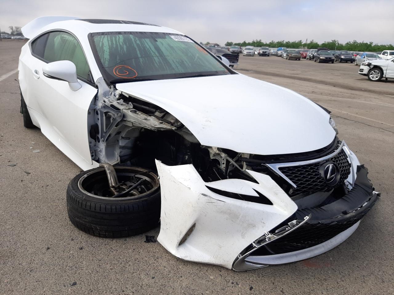 LEXUS RC 350 2015 with VIN JTHHE5BC4F5003583 - Photo from auction