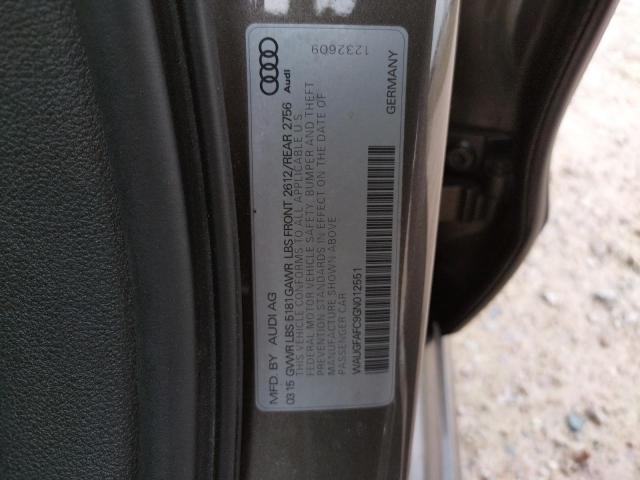 Photo 10 from auction – 2016 AUDI A6 PREMIUM with VIN WAUGFAFC9GN012551