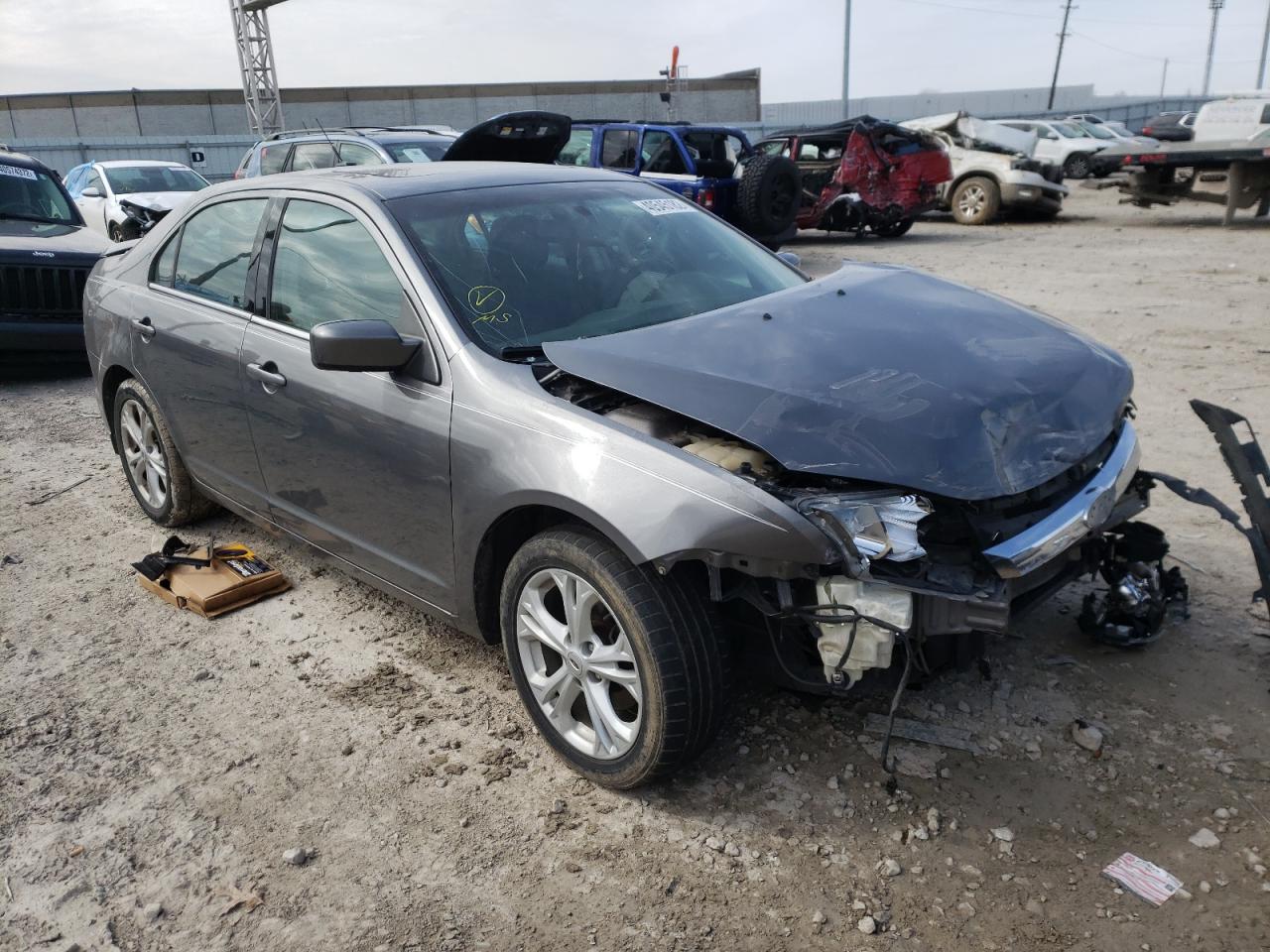 FORD FUSION SE 2012 with VIN 3FAHP0HA6CR443677 - Photo from auction