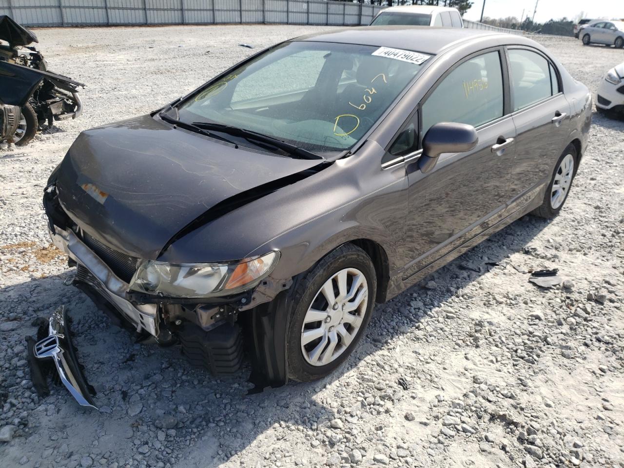 Photo 2 from auction – 2011 HONDA CIVIC LX with VIN 19XFA1F52BE016047