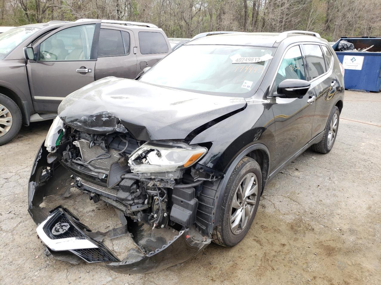 Photo 2 from auction – 2015 NISSAN ROGUE S with VIN 5N1AT2MT3FC794443