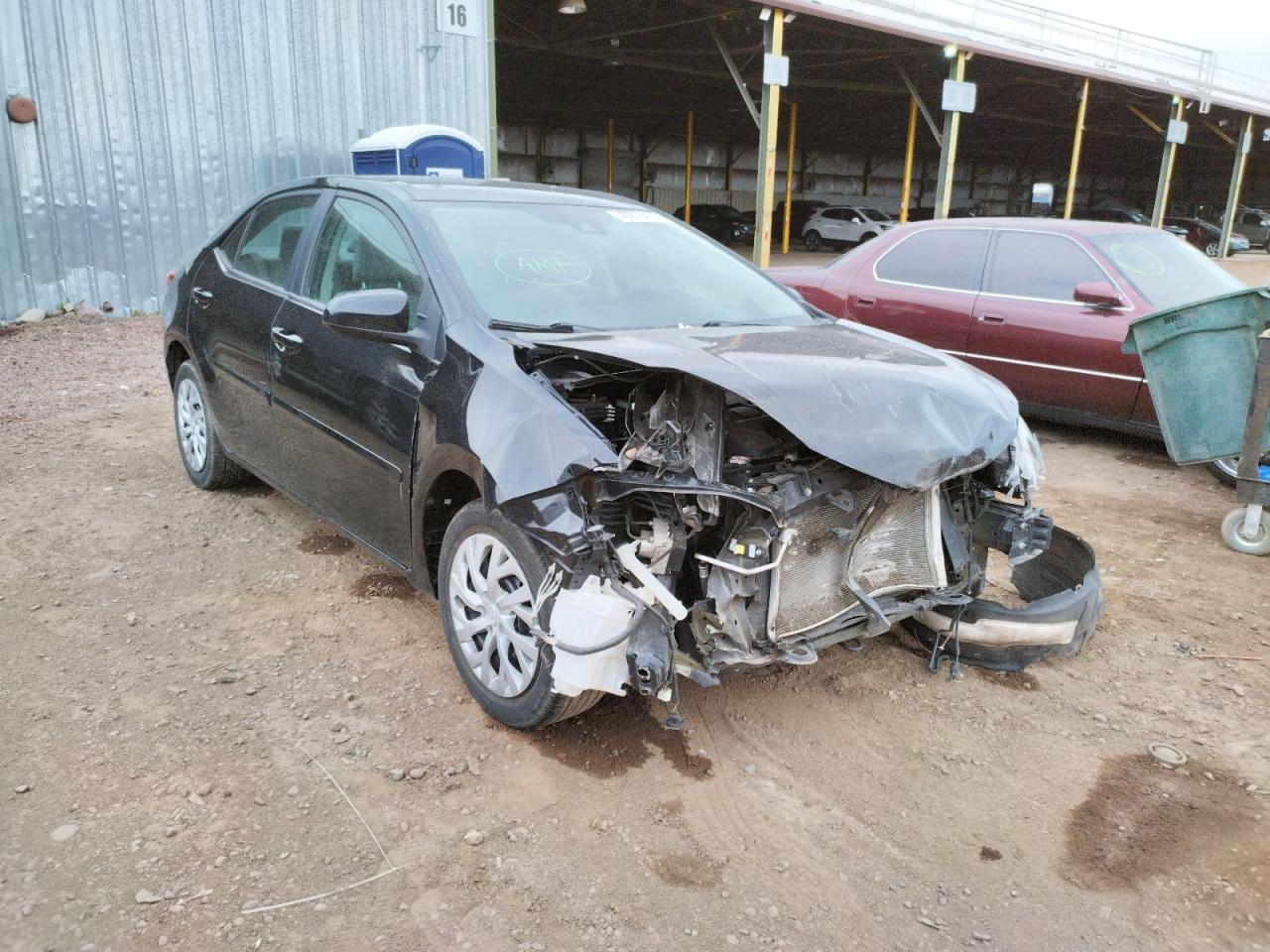 TOYOTA COROLLA L 2018 with VIN 2T1BURHEXJC008776 - Photo from auction