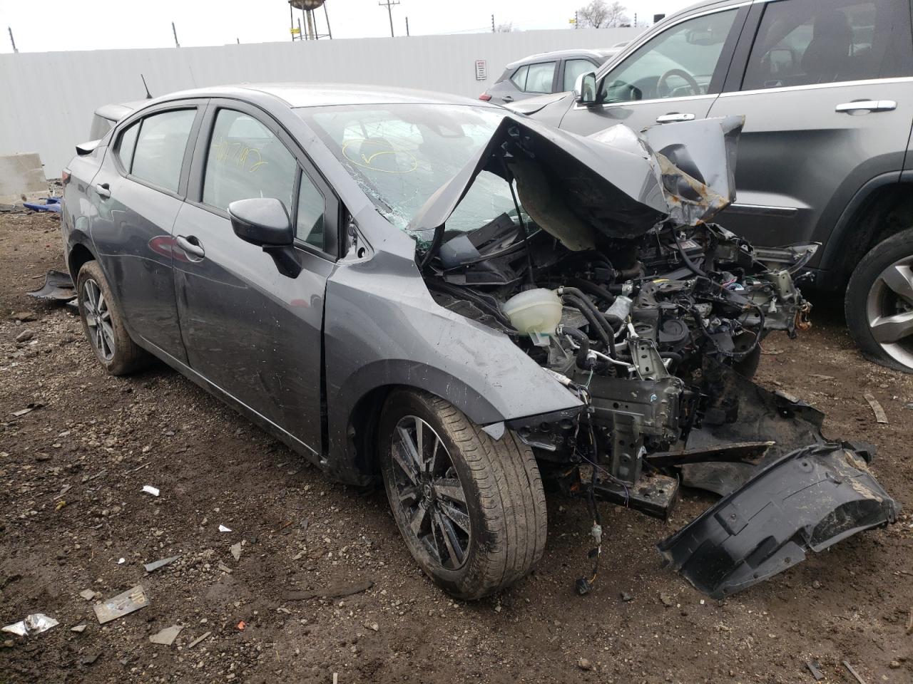 NISSAN VERSA SV 2021 with VIN 3N1CN8EV1ML840916 - Photo from auction
