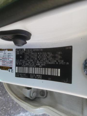 Photo 10 from auction – 2004 TOYOTA HIGHLANDER with VIN JTEGP21A740033768