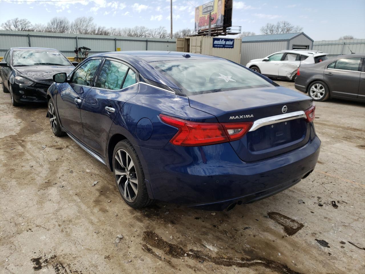 Photo 3 from auction – 2017 NISSAN MAXIMA 3.5 with VIN 1N4AA6AP2HC447915