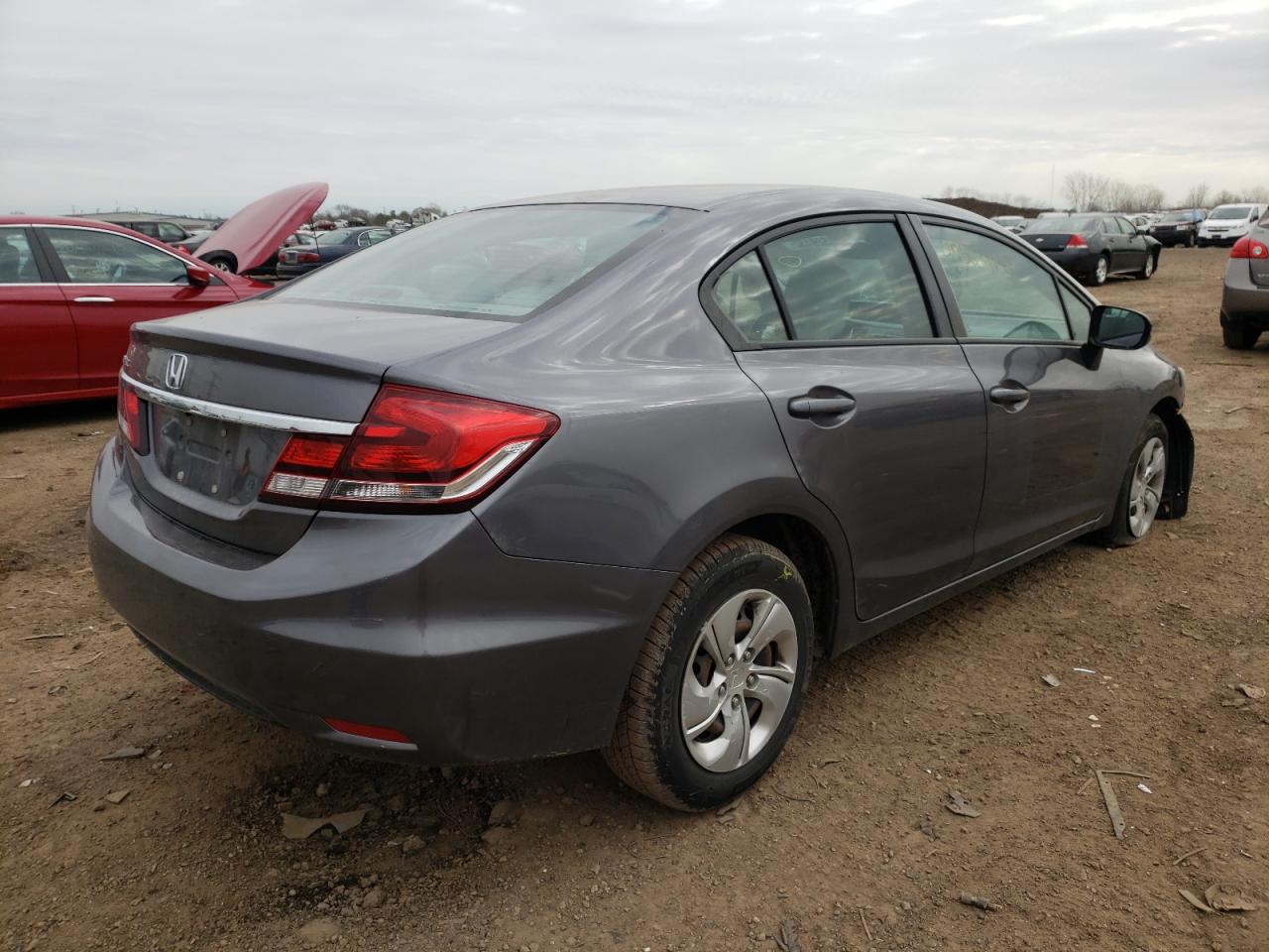 Photo 4 from auction – 2014 HONDA CIVIC LX with VIN 19XFB2F55EE015515