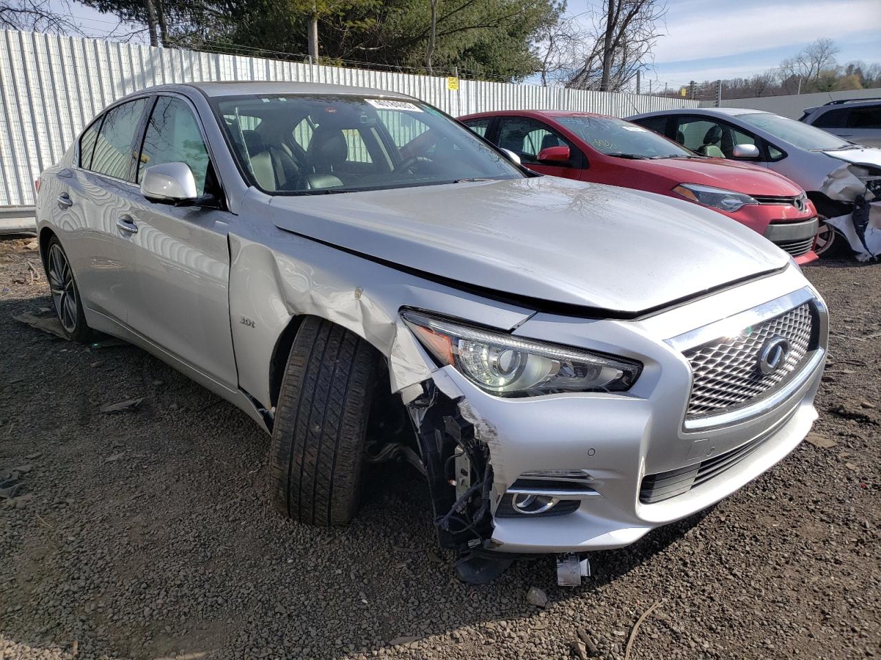 INFINITI Q50 PREMIU 2016 with VIN JN1EV7AR2GM340236 - Photo from auction