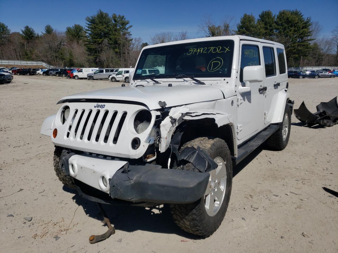 Photo 2 from auction – 2012 JEEP WRANGLER U with VIN 1C4BJWEG6CL279259
