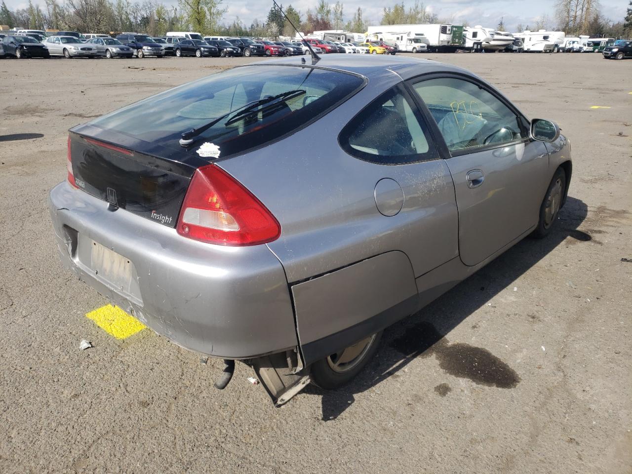 Photo 4 from auction – 2000 HONDA INSIGHT with VIN JHMZE1350YT004791