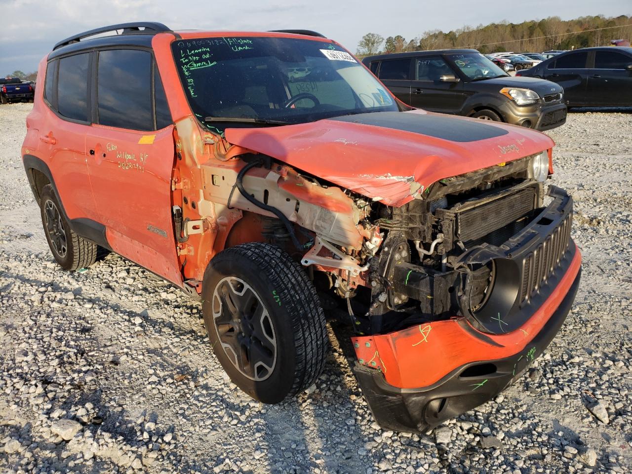 Photo 9 from auction – 2017 JEEP RENEGADE T with VIN ZACCJBCB2HPG10801