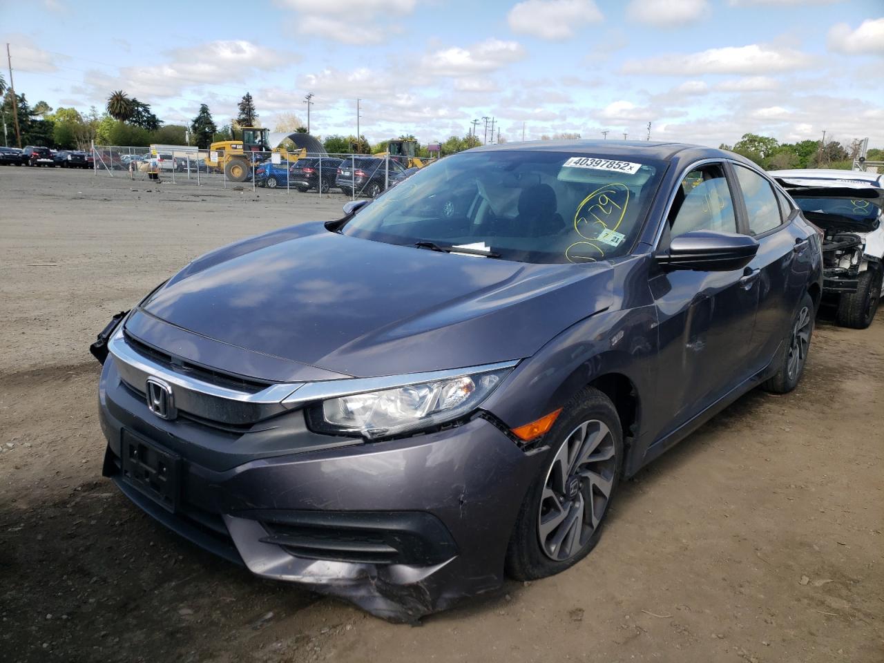 Photo 2 from auction – 2016 HONDA CIVIC EX with VIN 19XFC2F79GE234379