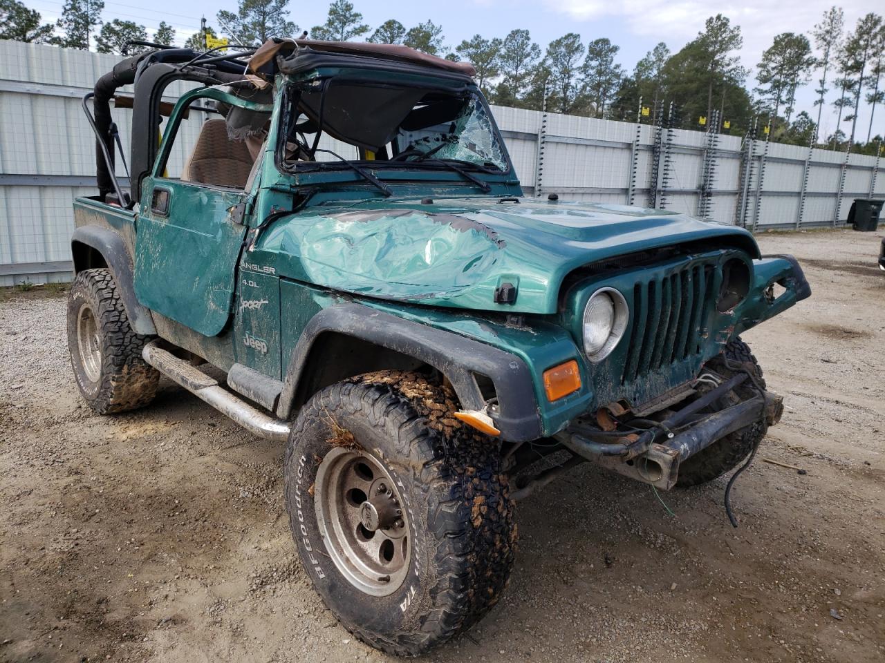 JEEP WRANGLER / 2000 with VIN 1J4FA49S7YP712523 - Photo from auction