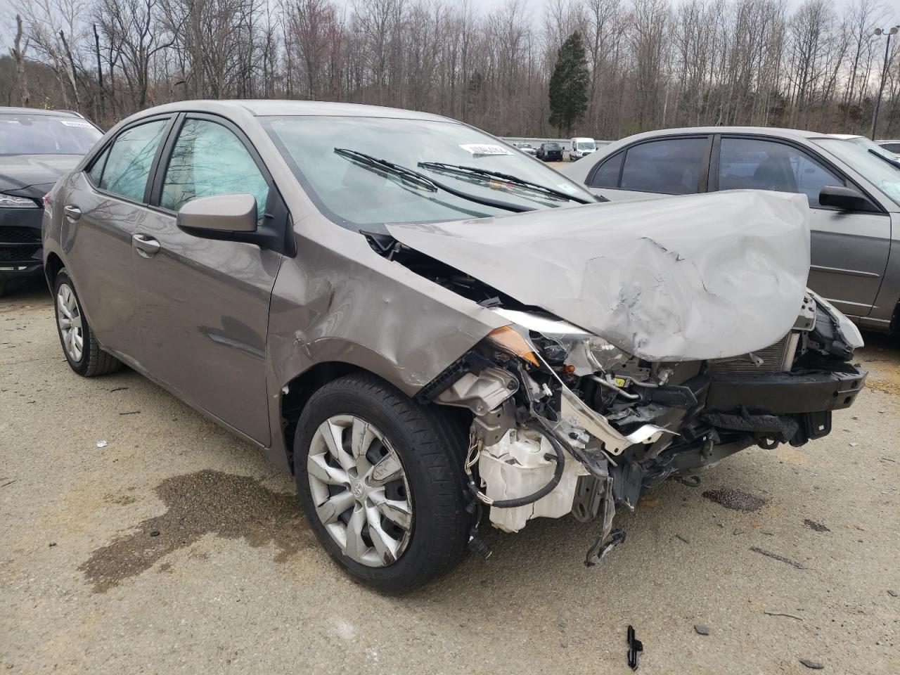 TOYOTA COROLLA L 2015 with VIN 2T1BURHE0FC356321 - Photo from auction