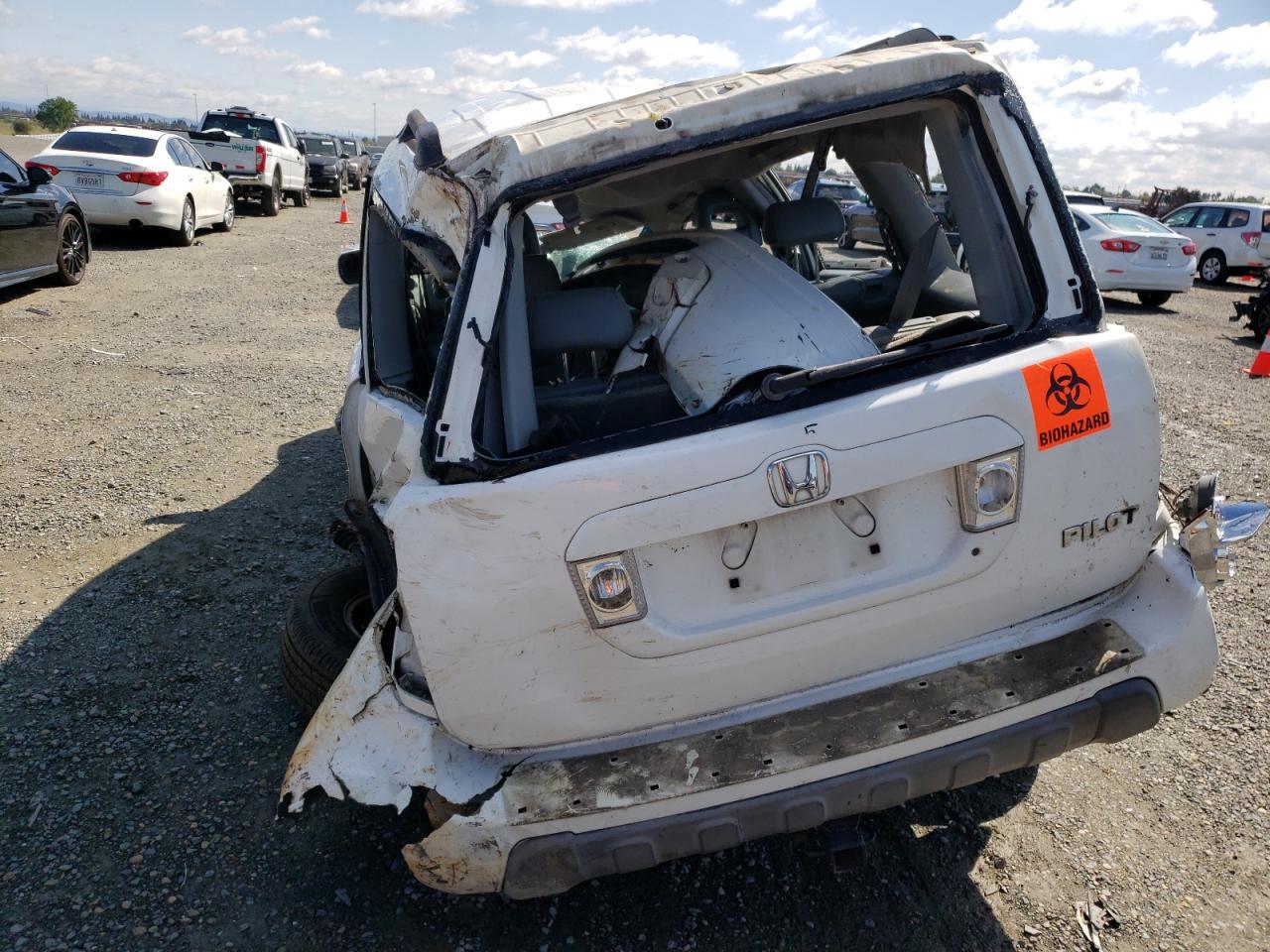 Photo 9 from auction – 2003 HONDA PILOT EXL with VIN 2HKYF18523H530193