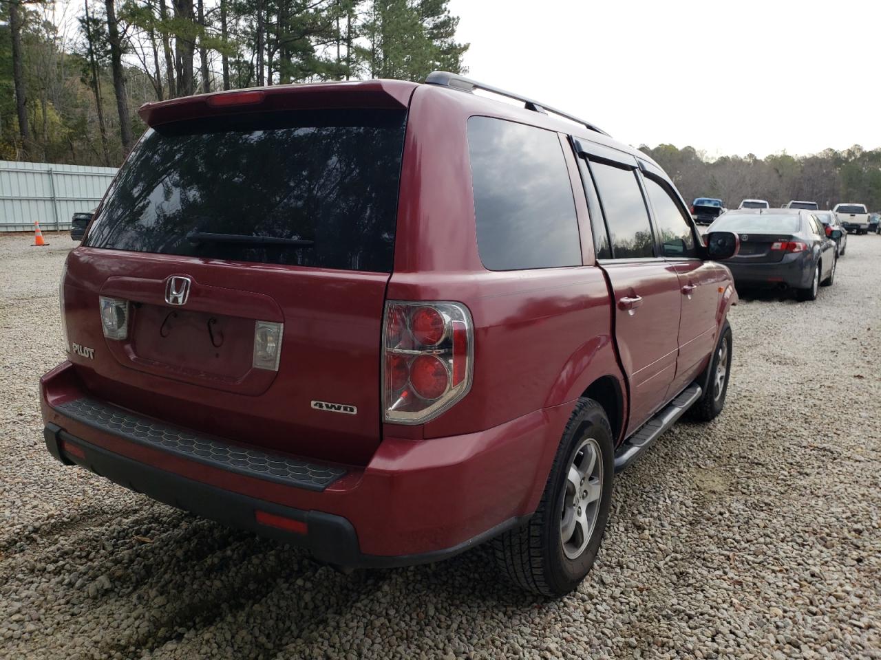 Photo 4 from auction – 2006 HONDA PILOT EX with VIN 5FNYF18576B022918