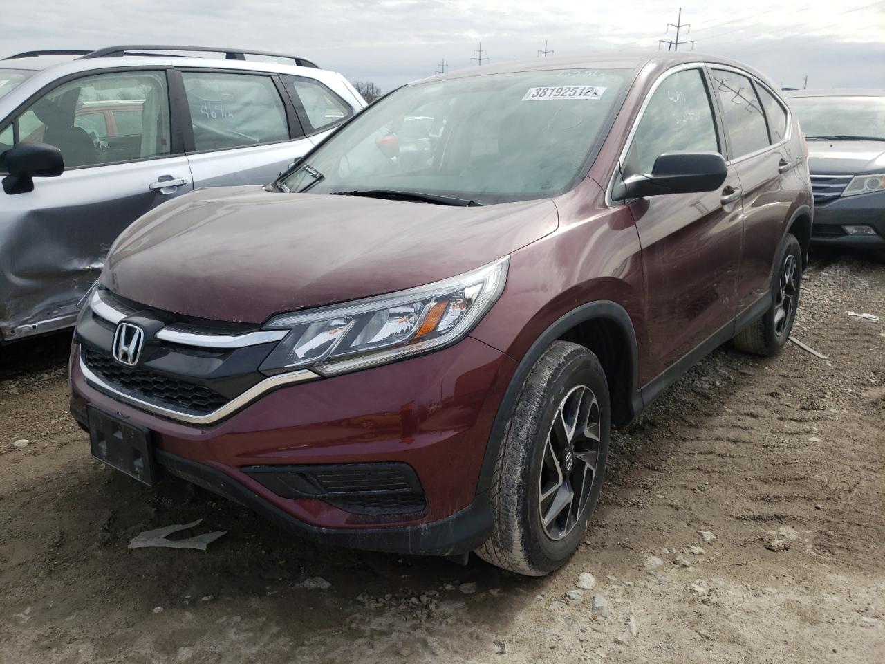 Photo 2 from auction – 2016 HONDA CR-V SE with VIN 2HKRM4H44GH696286