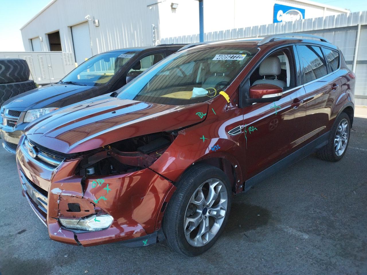 Photo 2 from auction – 2014 FORD ESCAPE TIT with VIN 1FMCU9J95EUC08387