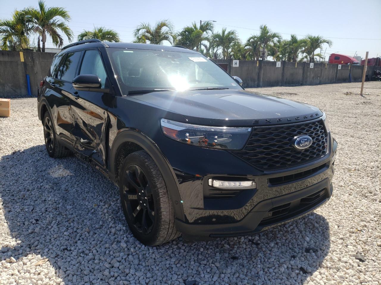 FORD EXPLORER S 2020 with VIN 1FM5K8GC8LGA48707 - Photo from auction