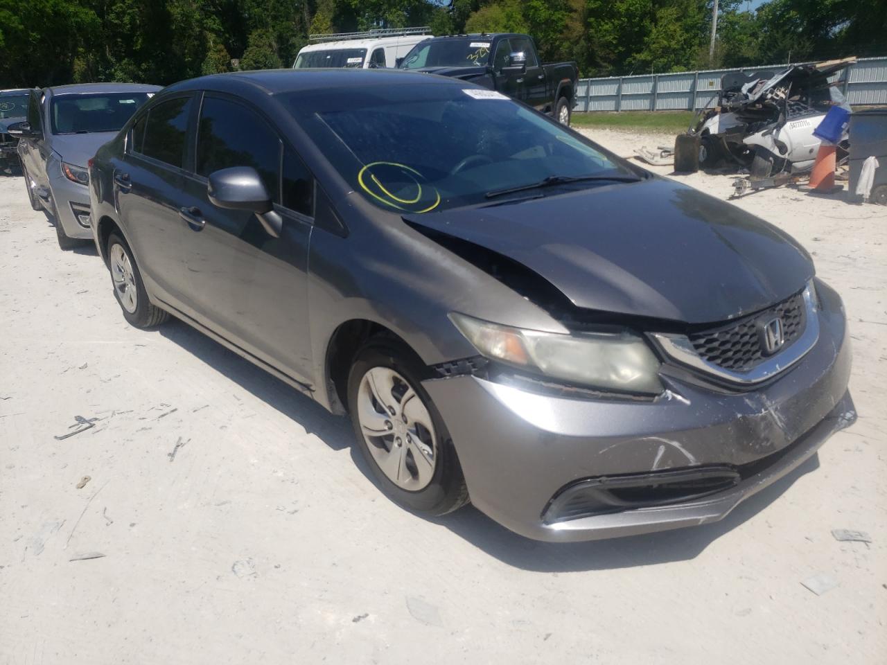 HONDA CIVIC LX 2013 with VIN 2HGFB2F50DH508572 - Photo from auction