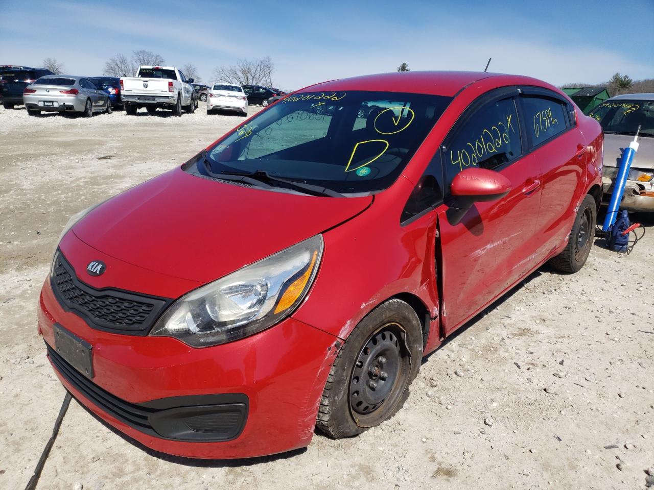 Photo 2 from auction – 2013 KIA RIO EX with VIN KNADN4A35D6146834