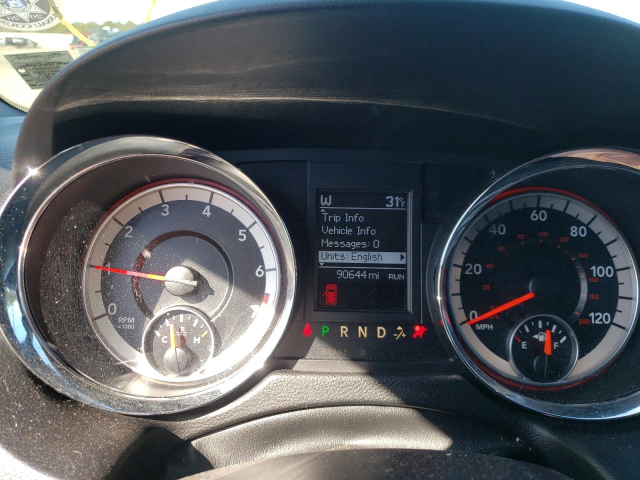 Photo 8 from auction – 2016 DODGE GRAND CARA with VIN 2C4RDGEG1GR274379