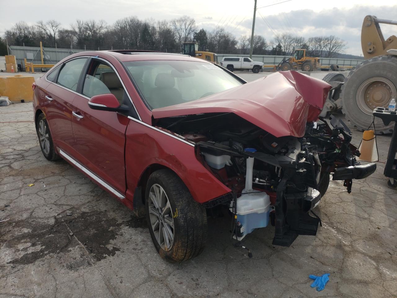 HYUNDAI SONATA SPO 2017 with VIN 5NPE34AF7HH529161 - Photo from auction