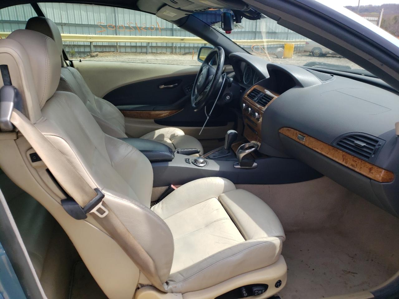 Photo 5 from auction – 2005 BMW 645 CI AUT with VIN WBAEK73475B325812