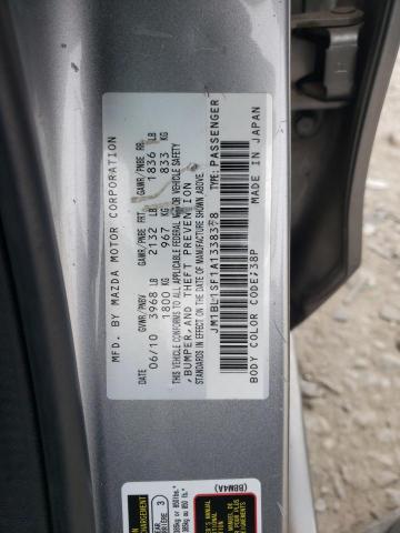 Photo 10 from auction – 2010 MAZDA 3 I with VIN JM1BL1SF1A1338378
