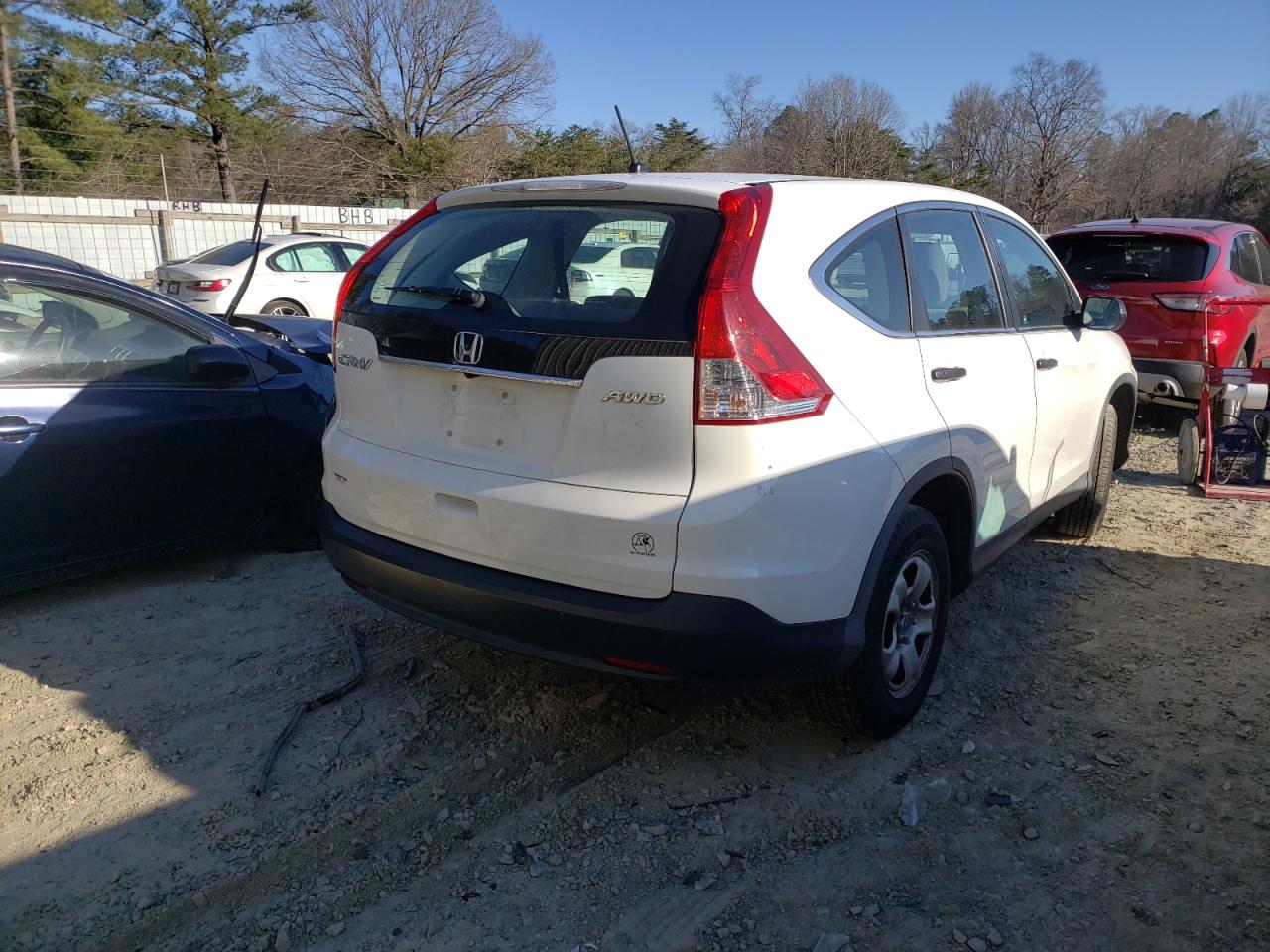 Photo 4 from auction – 2012 HONDA CR-V LX with VIN 2HKRM4H34CH625431