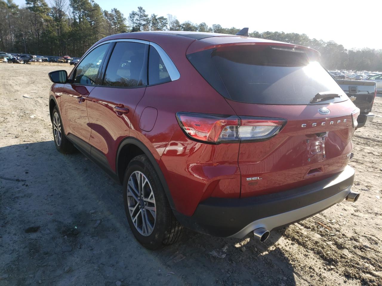 Photo 3 from auction – 2022 FORD ESCAPE with VIN 1FMCU9H66NUA03317