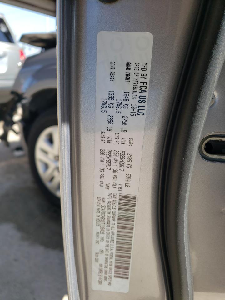 Photo 10 from auction – 2016 DODGE JOURNEY SE with VIN 3C4PDCABXGT139439
