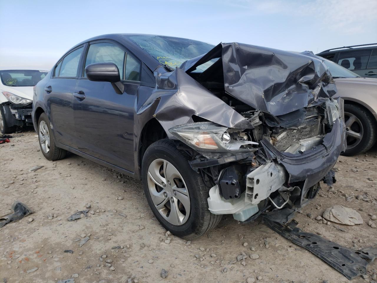 HONDA CIVIC LX 2015 with VIN 19XFB2F53FE266129 - Photo from auction