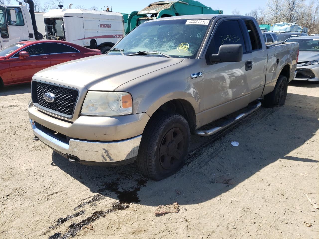 Photo 2 from auction – 2005 FORD F150 with VIN 1FTPX14545NB94659