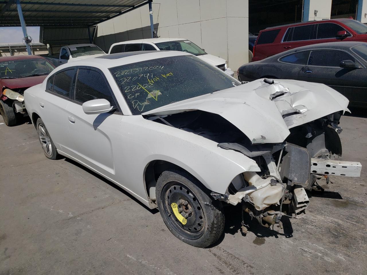 DODGE CHARGER SX 2014 with VIN 2C3CDXHG1EH325016 - Photo from auction