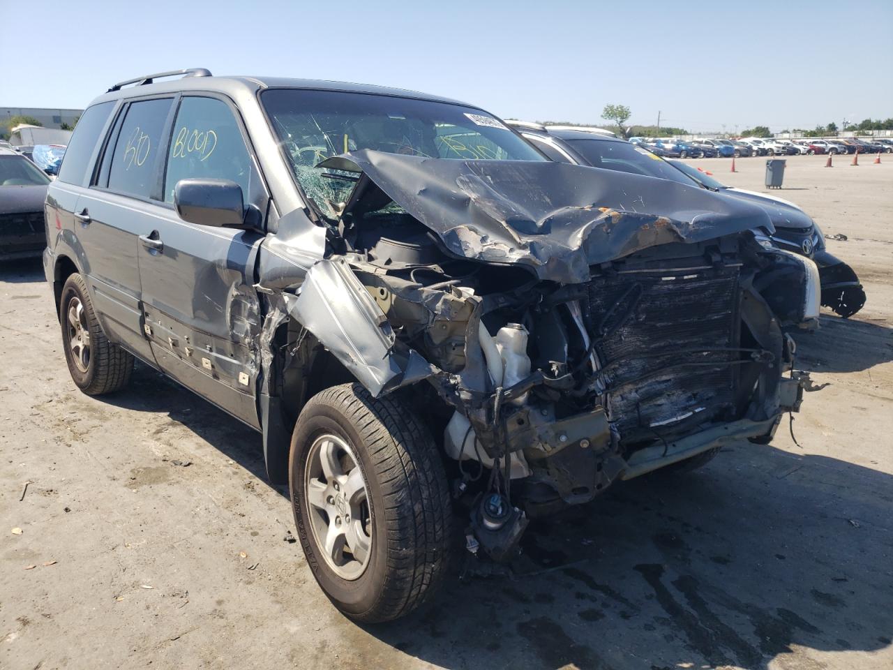 Фото 1 с аукциона – 2007 HONDA PILOT EXL с VIN 5FNYF18677B015879
