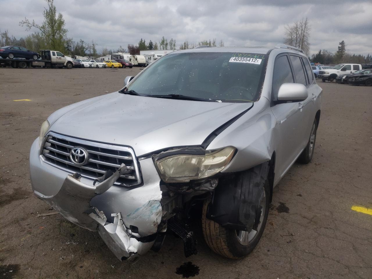 Photo 2 from auction – 2008 TOYOTA HIGHLANDER with VIN JTEES42A582003159
