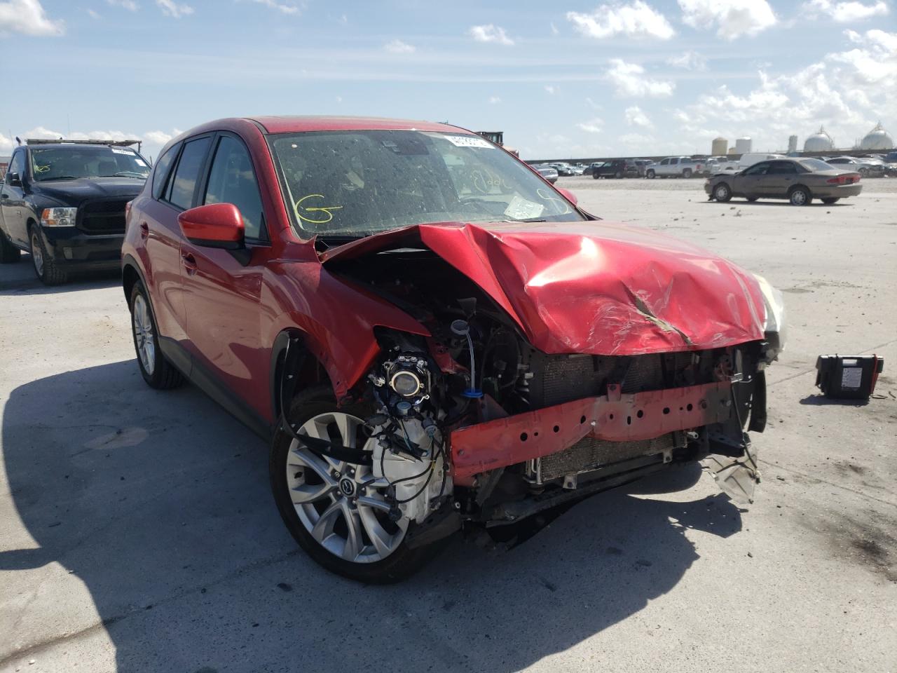 MAZDA CX-5 GT 2014 with VIN JM3KE2DY9E0429724 - Photo from auction