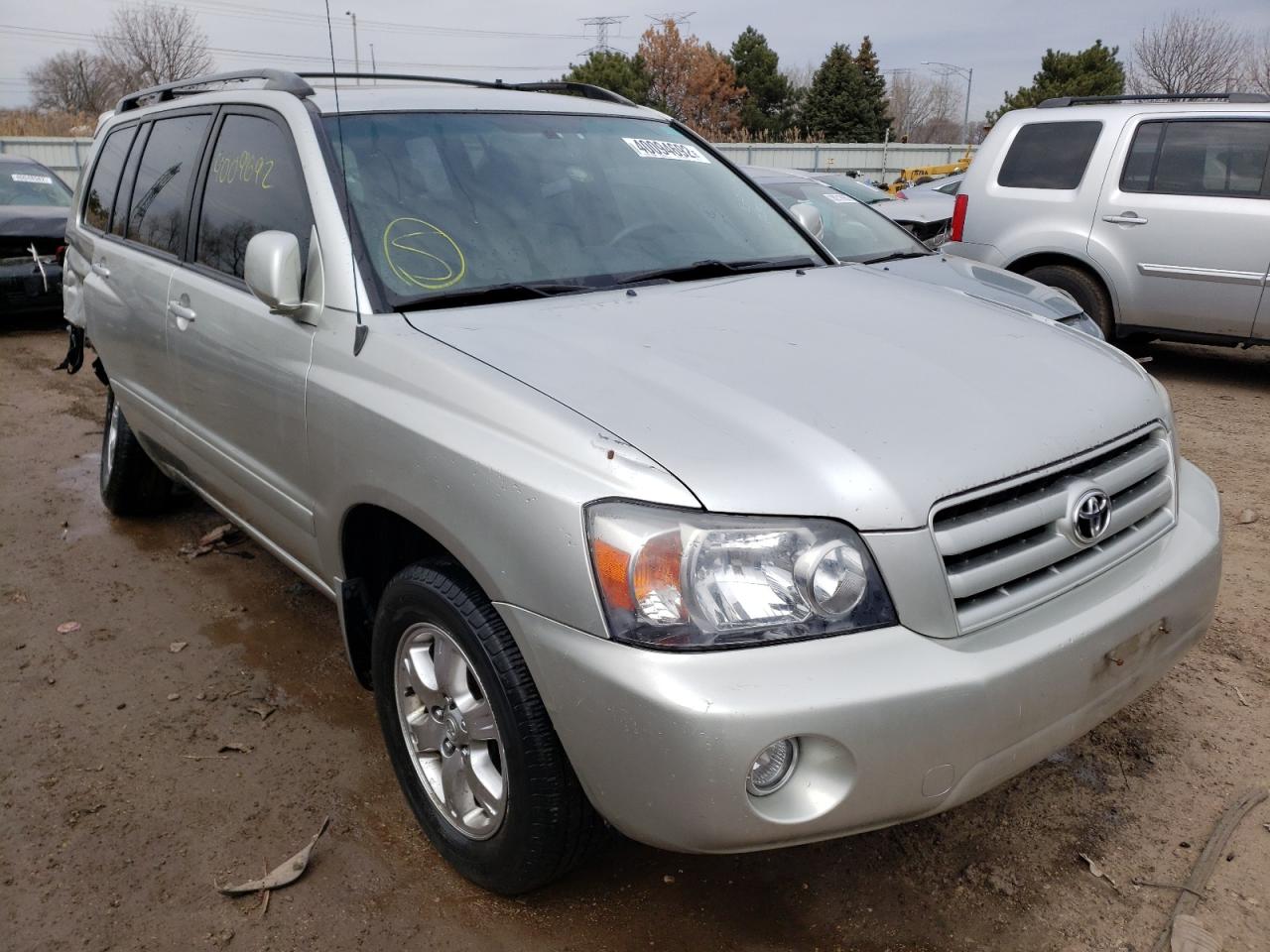 TOYOTA HIGHLANDER 2007 with VIN JTEGP21A670136717 - Photo from auction