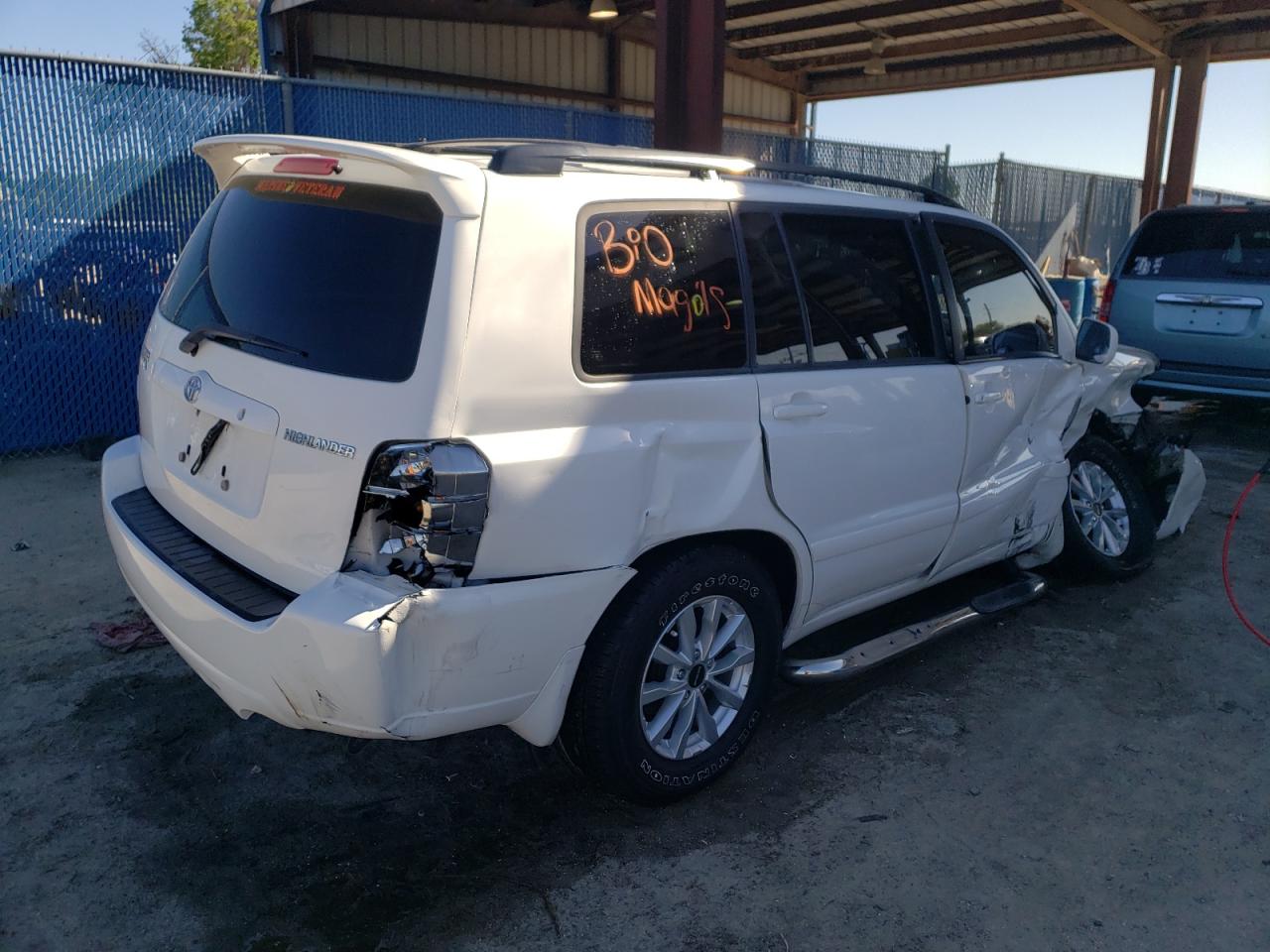 Photo 4 from auction – 2007 TOYOTA HIGHLANDER with VIN JTEGD21A270166421