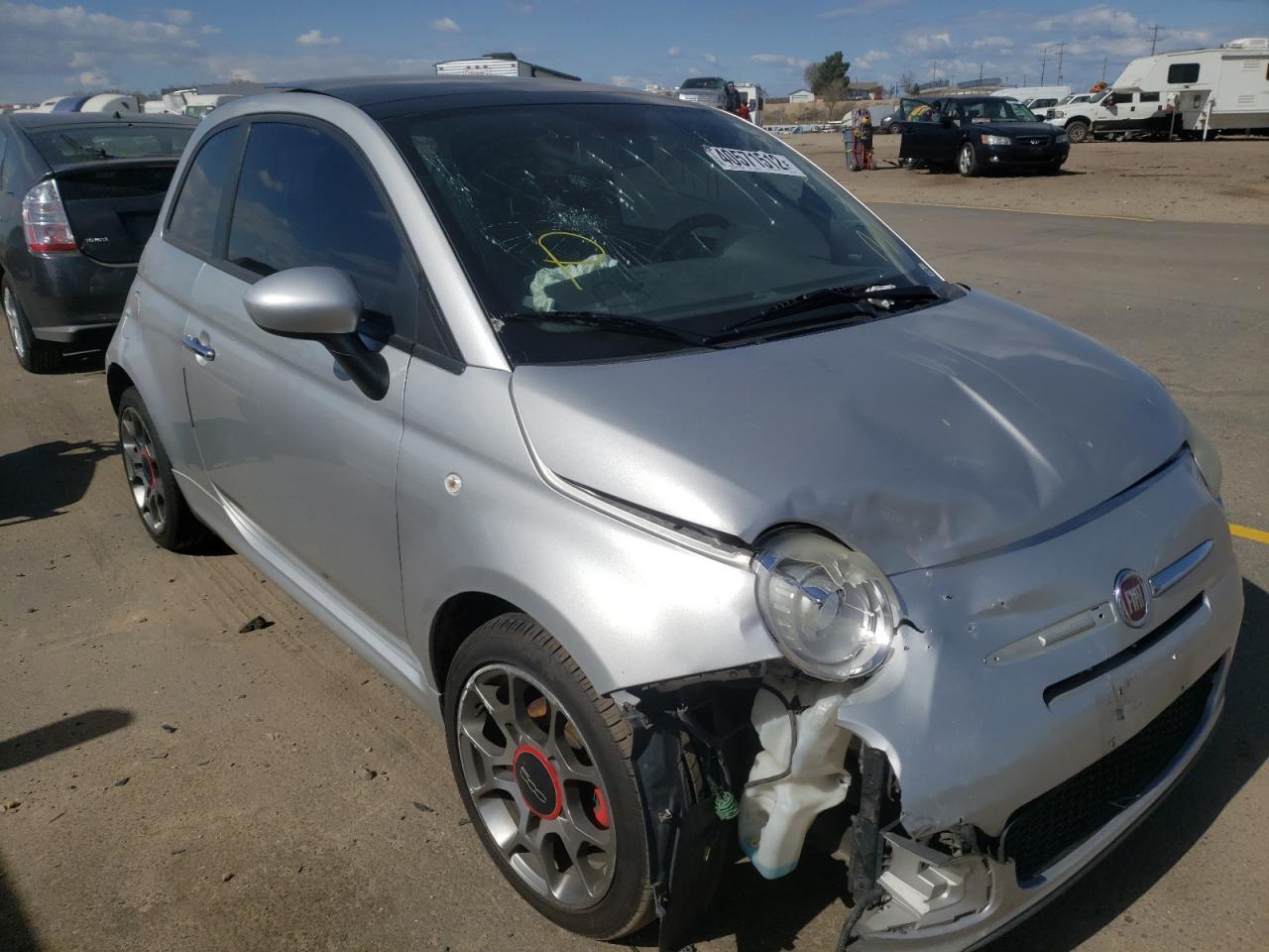 FIAT 500 SPORT 2012 with VIN 3C3CFFBR9CT125620 - Photo from auction
