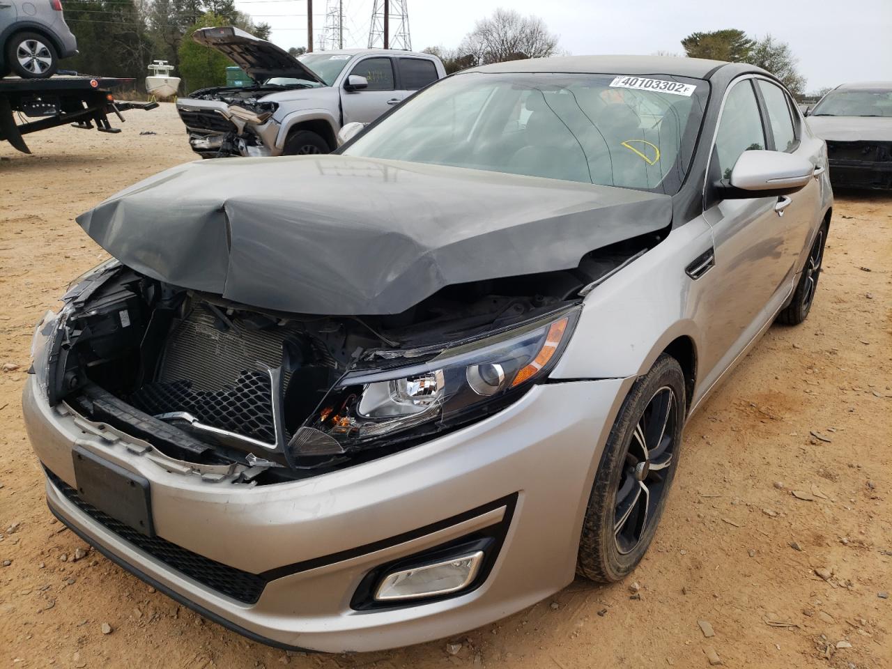 Photo 2 from auction – 2015 KIA OPTIMA LX with VIN 5XXGM4A72FG409145