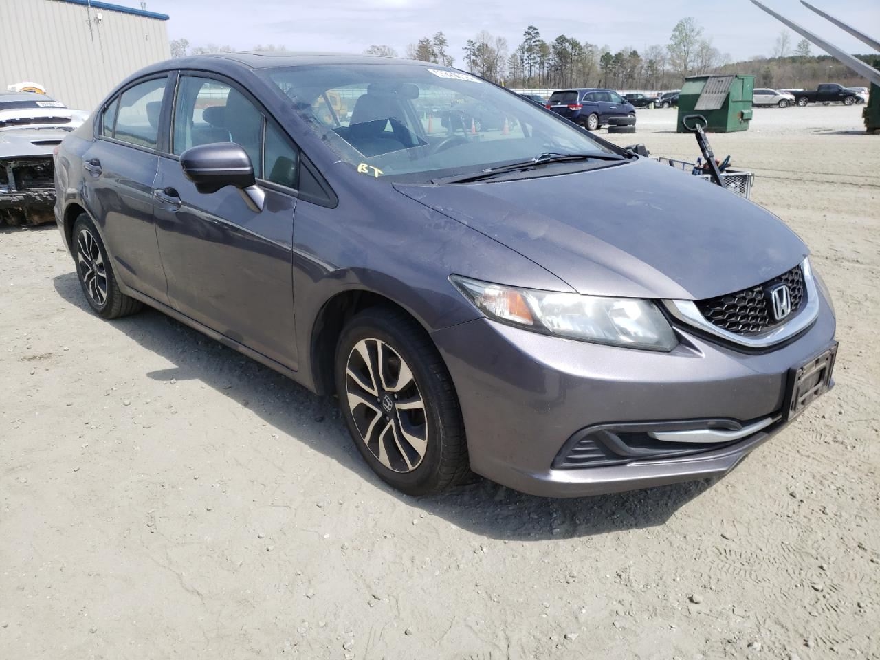 HONDA CIVIC EX 2015 with VIN 19XFB2F83FE001477 - Photo from auction