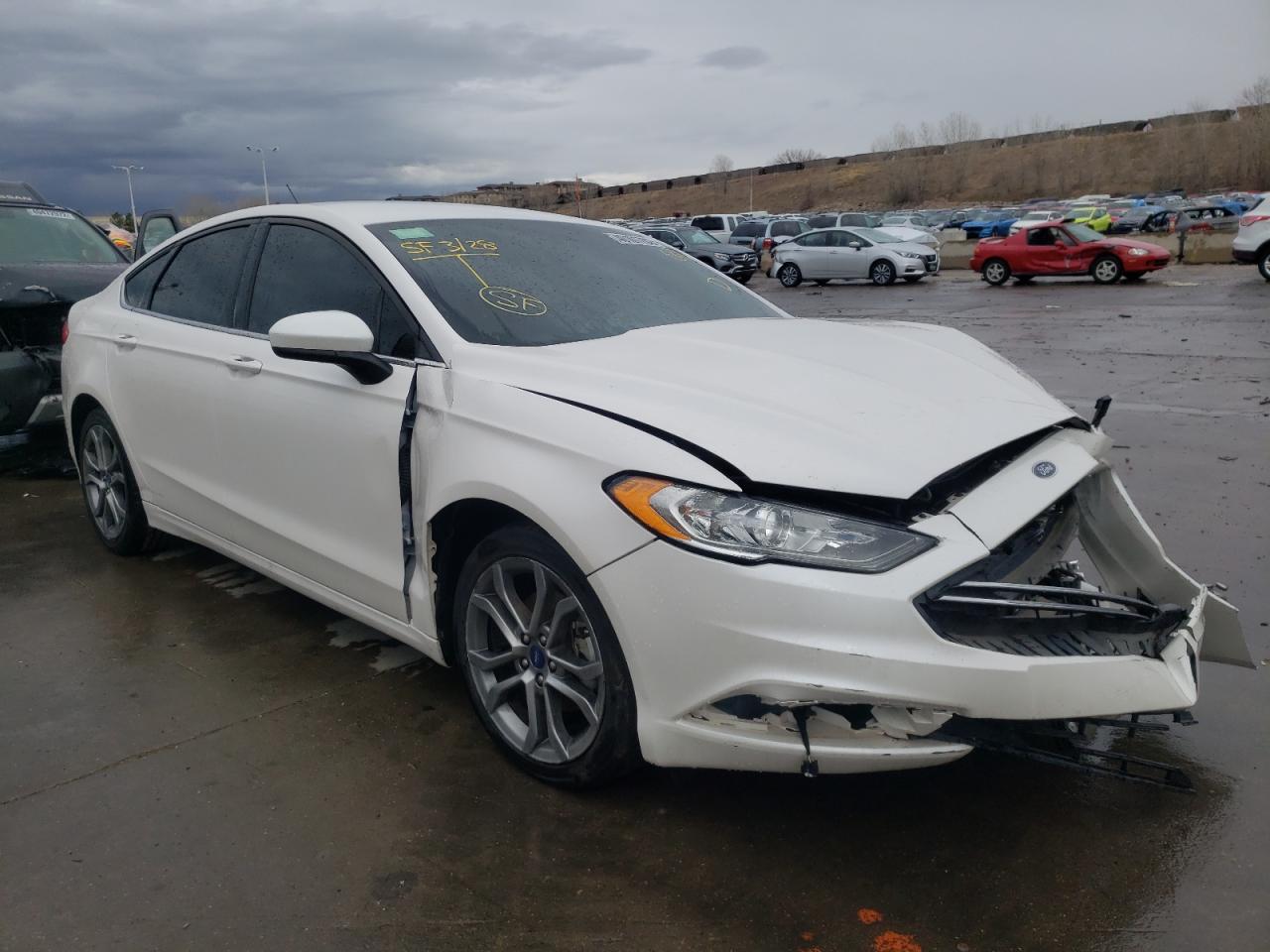 FORD FUSION SE 2017 with VIN 3FA6P0H79HR416461 - Photo from auction
