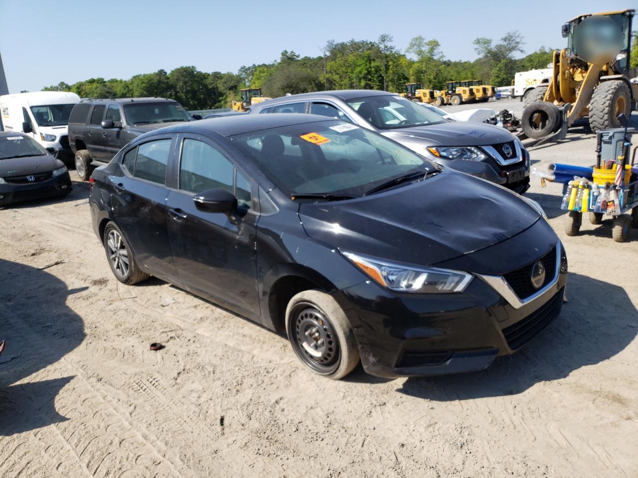 NISSAN VERSA SV 2021 with VIN 3N1CN8EV0ML859764 - Photo from auction