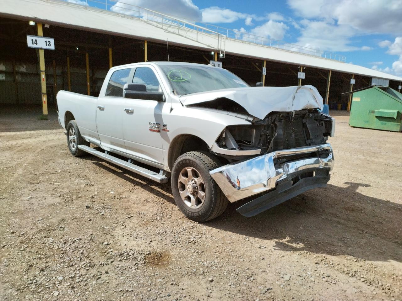 RAM 2500 SLT 2018 with VIN 3C6UR5JL7JG209236 - Photo from auction