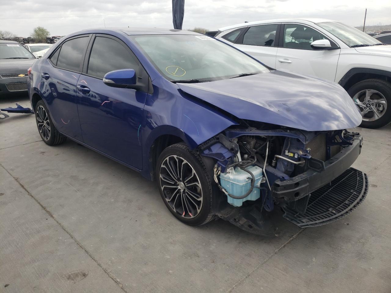TOYOTA COROLLA L 2014 with VIN 2T1BURHEXEC006614 - Photo from auction