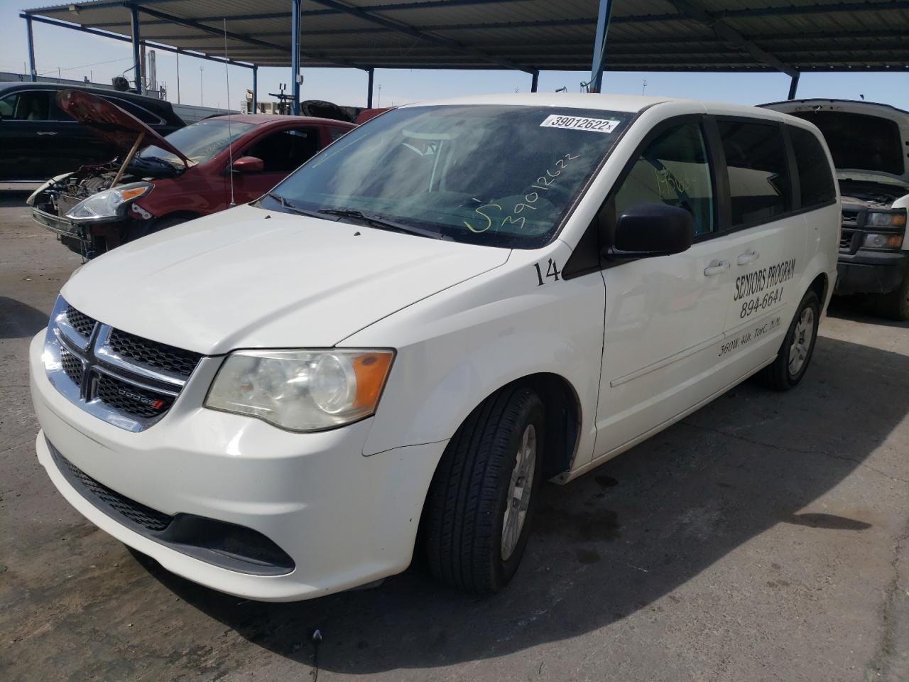 Photo 2 from auction – 2012 DODGE GRAND CARA with VIN 2C4RDGBG7CR366708